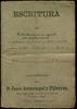 “Escritura de Protocolización de un expediente para perpétua memoria á instancia de Don Félix Soler y Catalá, como Secretario Contador del Hospital de la Santa Cruz de esta ciudad. Denominacions de l'Hospital”