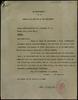 Carta del President de la Diputació a l'Administració de l'Hospital en referència a la col·laboració del delegat de la Diputació, Felip Batlló, en les tasques de l'Hospital