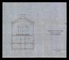 "Hospital de la Sta Cruz. Pabellón de máquinas. Sección transversal"